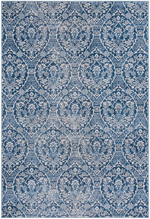 Safavieh Brentwood Bnt860M Navy/Light Grey Rug.