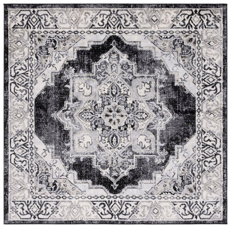 Safavieh Brentwood Bnt861A Ivory/Black Rug.