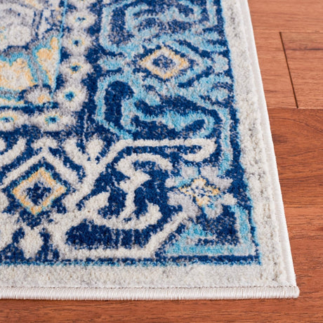 Safavieh Brentwood Bnt861K Aqua/Light Grey Rug.