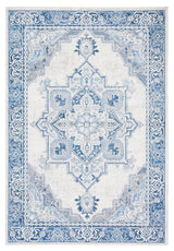 Safavieh Brentwood Bnt861M Blue/Light Grey Rug.