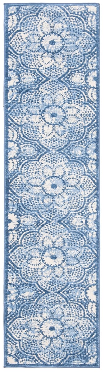 Safavieh Brentwood Bnt862N Navy / Creme Rugs.