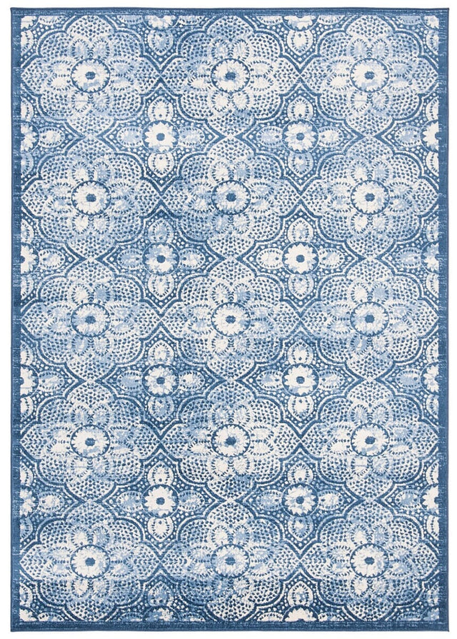 Safavieh Brentwood Bnt862N Navy / Creme Rugs.