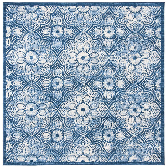 Safavieh Brentwood Bnt862N Navy / Creme Rugs.