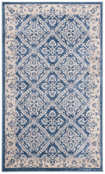 Safavieh Brentwood Bnt863N Navy/Creme Rug.