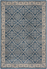 Safavieh Brentwood Bnt863N Navy/Creme Rug.