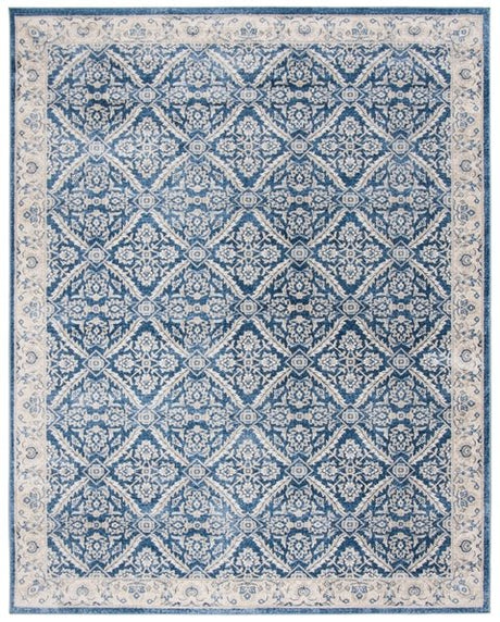 Safavieh Brentwood Bnt863N Navy/Creme Rug.