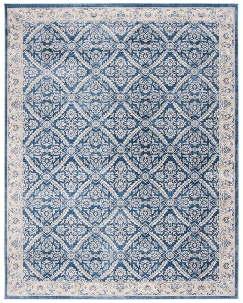 Safavieh Brentwood Bnt863N Navy/Creme Rug.