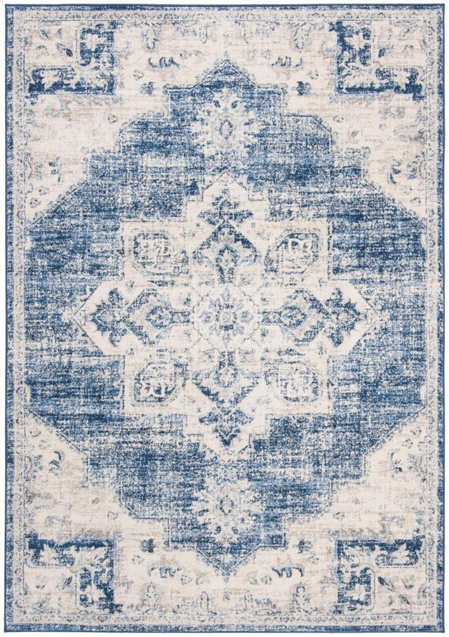 Safavieh Brentwood Bnt865A Ivory/Navy Rugs.
