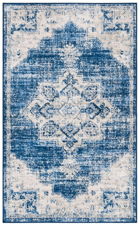 Safavieh Brentwood Bnt865A Ivory/Navy Rugs.