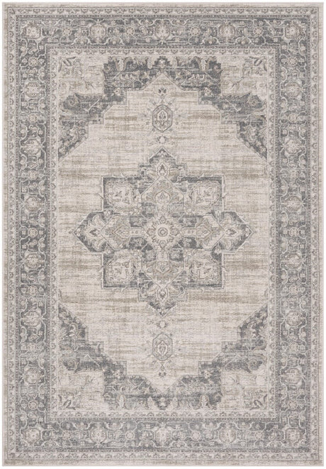 Safavieh Brentwood Bnt865B Cream/Grey Rug.