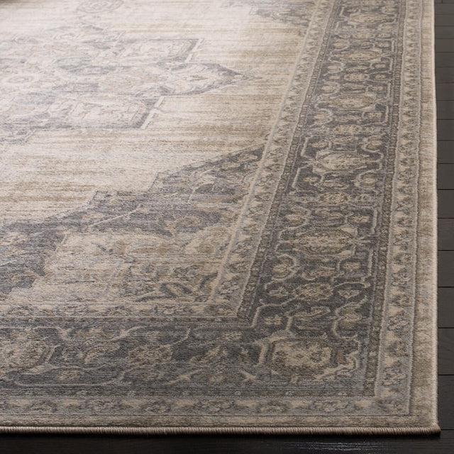 Safavieh Brentwood Bnt865B Cream/Grey Rug.