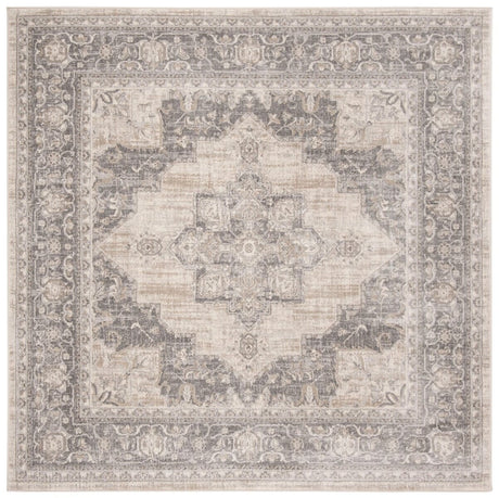 Safavieh Brentwood Bnt865B Cream/Grey Rug.