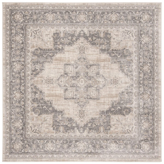 Safavieh Brentwood Bnt865B Cream/Grey Rug.