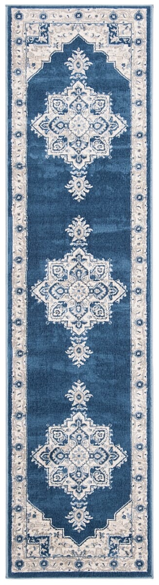 Safavieh Brentwood Bnt865N Navy/Creme Rug.