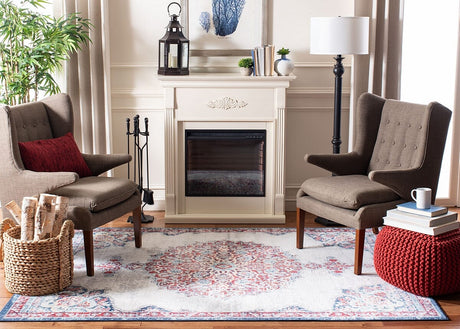 Safavieh Brentwood Bnt867A Ivory/Red Rug.