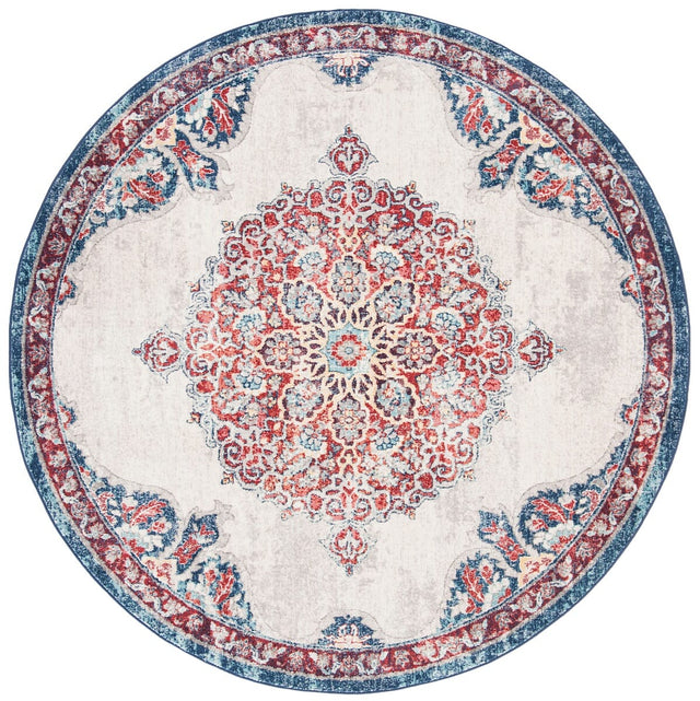 Safavieh Brentwood Bnt867A Ivory/Red Rug.