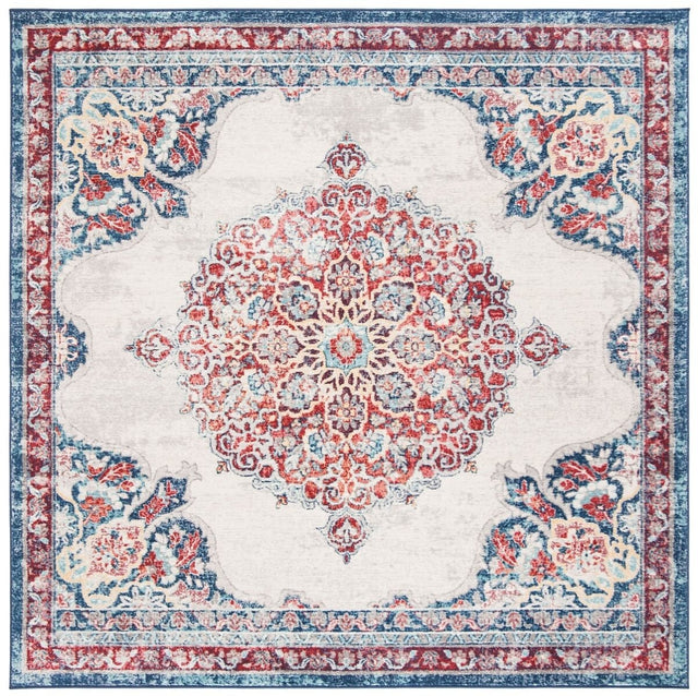 Safavieh Brentwood Bnt867A Ivory/Red Rug.