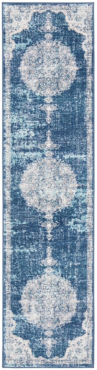 Safavieh Brentwood Bnt867N Navy/Ivory Rug.