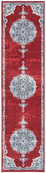 Safavieh Brentwood Bnt867Q Red/Ivory Rug.