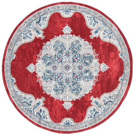 Safavieh Brentwood Bnt867Q Red/Ivory Rug.