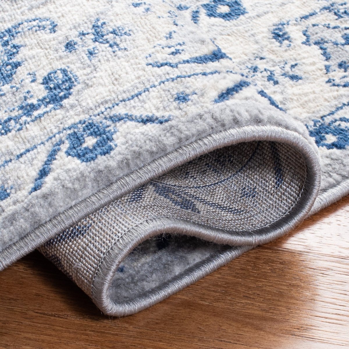 Safavieh Brentwood Bnt869F Grey/Blue Rugs.
