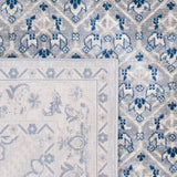 Safavieh Brentwood Bnt869F Grey/Blue Rugs.