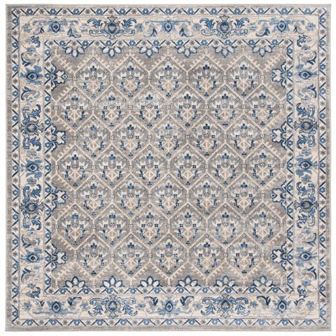 Safavieh Brentwood Bnt869G Light Grey/Blue Rug.