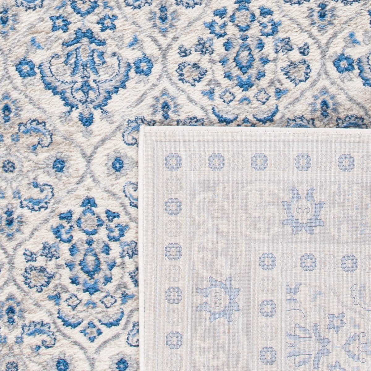 Safavieh Brentwood Bnt870A Ivory/Blue Rugs.