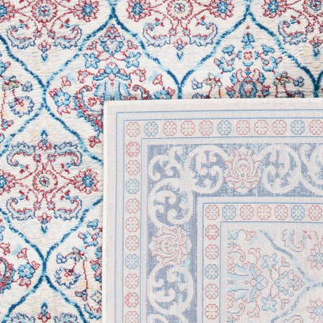Safavieh Brentwood Bnt870B Beige/Navy Rugs.