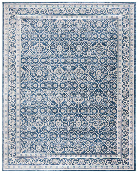 Safavieh Brentwood Bnt870M Navy/Light Grey Rug.