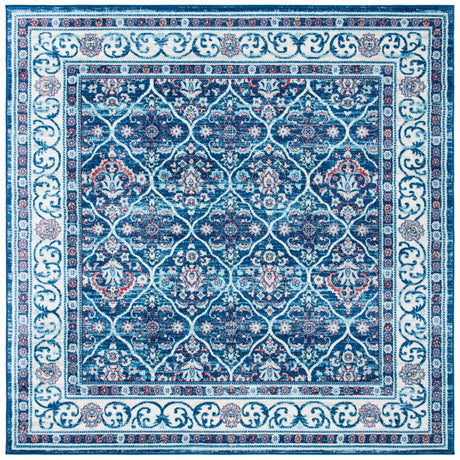 Safavieh Brentwood Bnt870N Navy/Red Rugs.