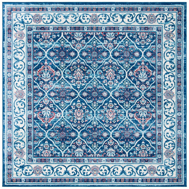 Safavieh Brentwood Bnt870N Navy/Red Rugs.