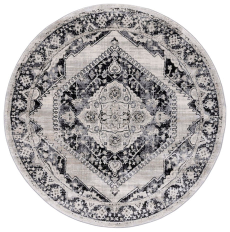 Safavieh Brentwood Bnt871Z Black/Ivory Rug.