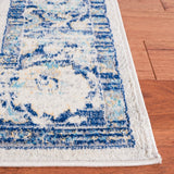 Safavieh Brentwood Bnt874M Blue/Light Grey Rug.