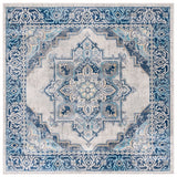 Safavieh Brentwood Bnt874M Blue/Light Grey Rug.