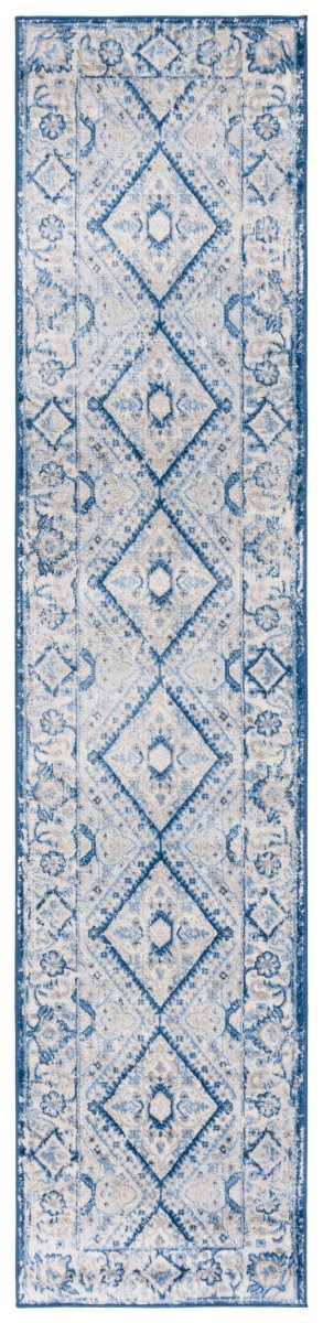 Safavieh Brentwood Bnt876M Blue/Ivory Rug.