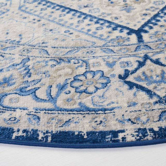 Safavieh Brentwood Bnt876M Blue/Ivory Rug.