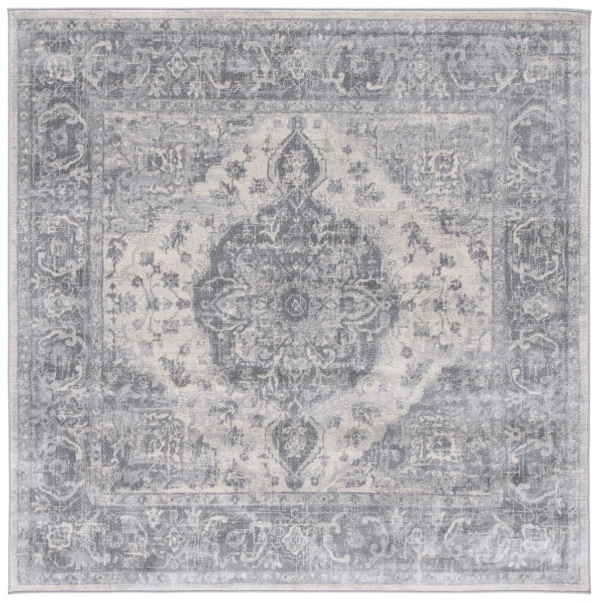 Safavieh Brentwood Bnt879F Grey/Light Grey Rug.
