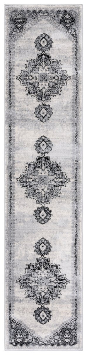 Safavieh Brentwood Bnt885F Grey/Black Rug.
