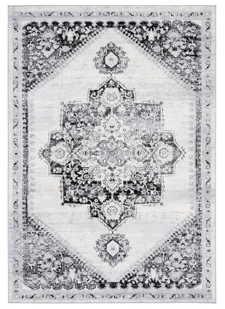 Safavieh Brentwood Bnt885F Grey/Black Rug.