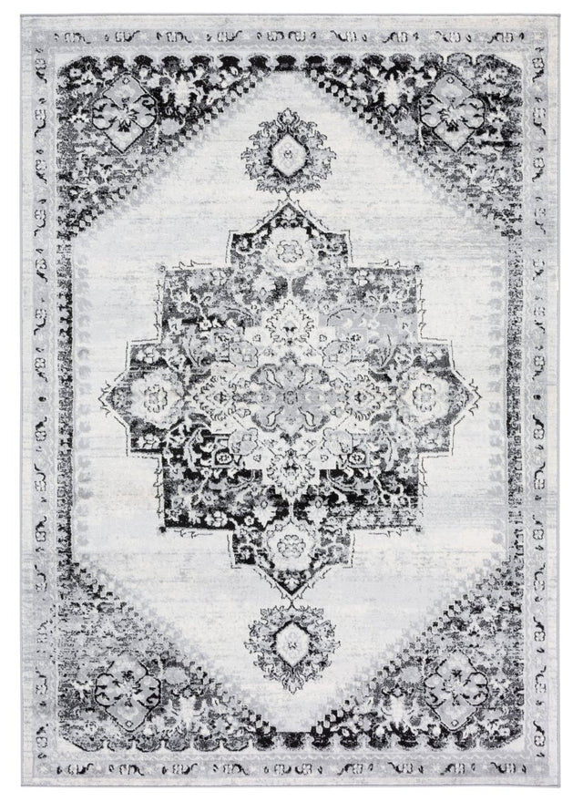 Safavieh Brentwood Bnt885F Grey/Black Rug.