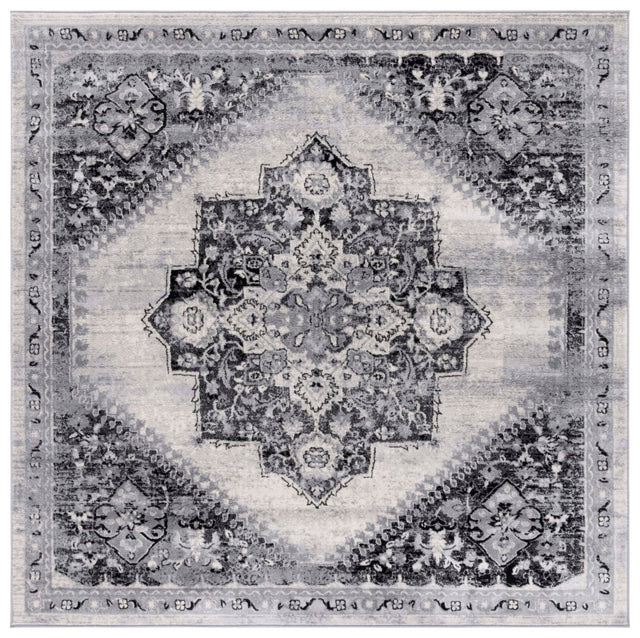 Safavieh Brentwood Bnt885F Grey/Black Rug.