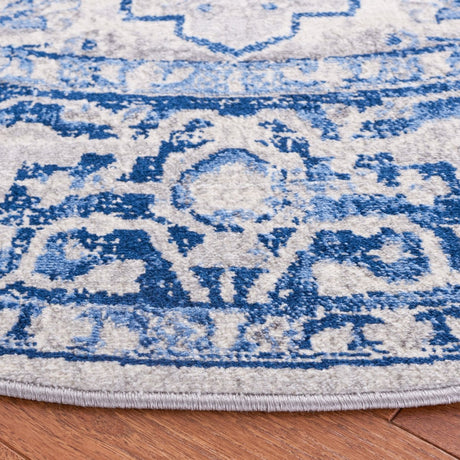 Safavieh Brentwood Bnt888M Blue/Ivory Rug.
