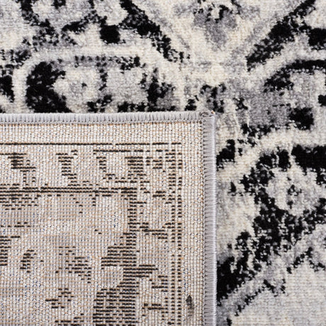 Safavieh Brentwood Bnt888Z Black/Ivory Rug.