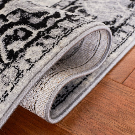 Safavieh Brentwood Bnt888Z Black/Ivory Rug.