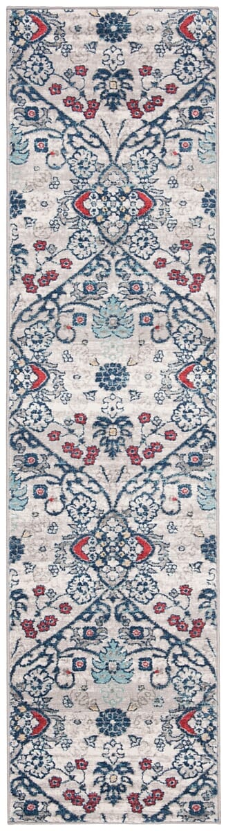 Safavieh Brentwood Bnt894M Navy/Grey Rug.