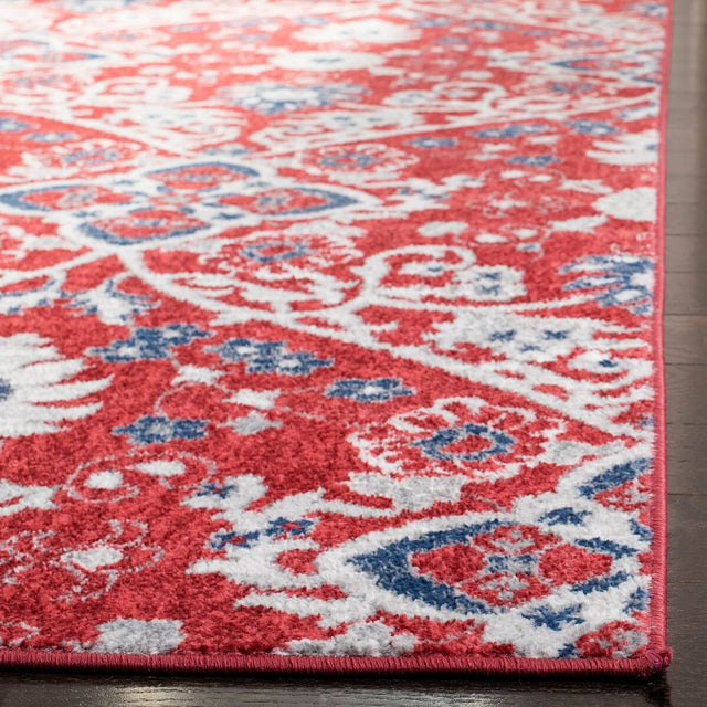 Safavieh Brentwood Bnt894R Red / Ivory Rugs.