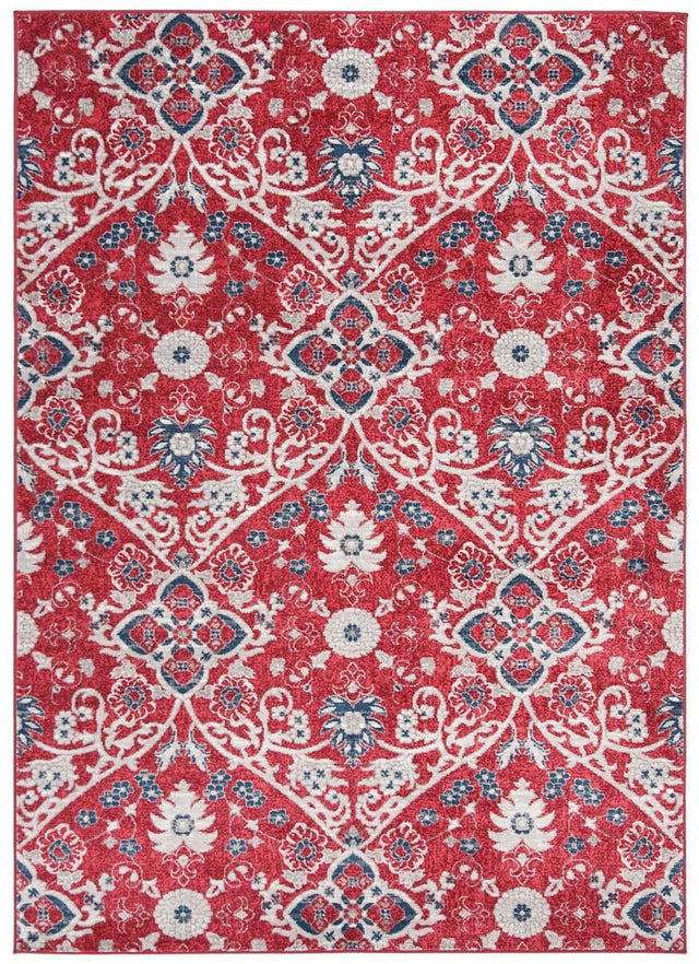 Safavieh Brentwood Bnt894R Red / Ivory Rugs.