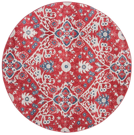 Safavieh Brentwood Bnt894R Red / Ivory Rugs.