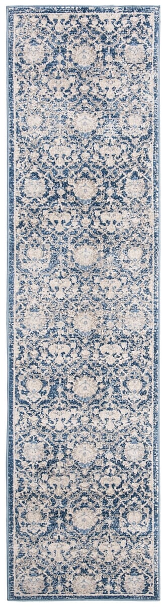 Safavieh Brentwood Bnt896N Navy/Creme Rug.